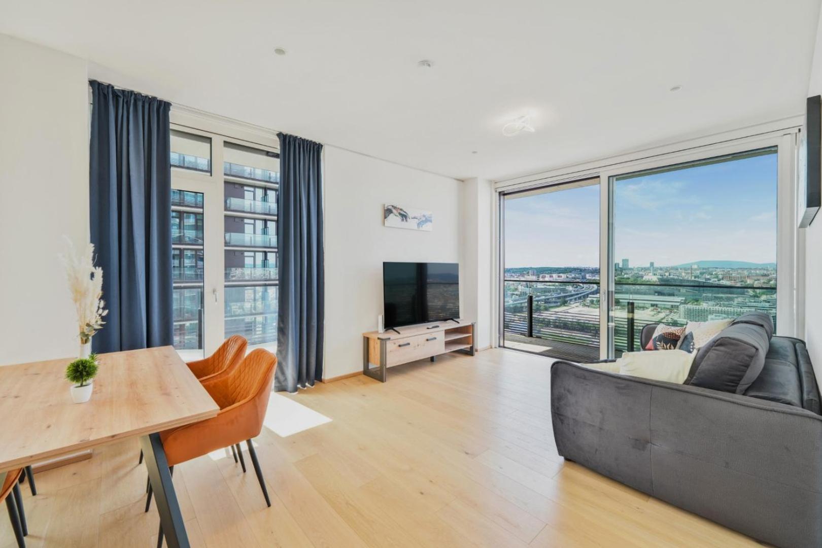 Luxury Penthouse I Rooftop Pool I Self Check-In ウィーン エクステリア 写真